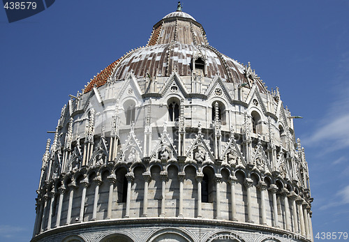 Image of exterior of the baptistry campo dei miracoli pisa