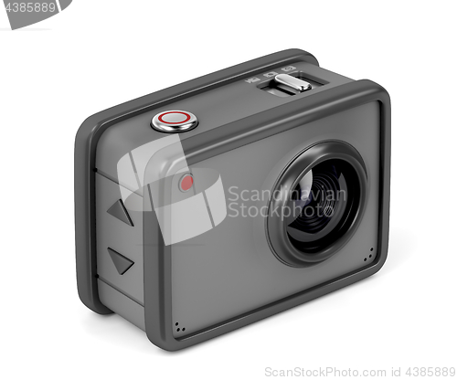 Image of Action camera on white