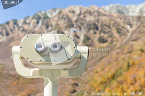 Image of Coin Operated Binocular viewer for tourist