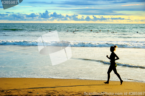 Image of Jogging on the beach