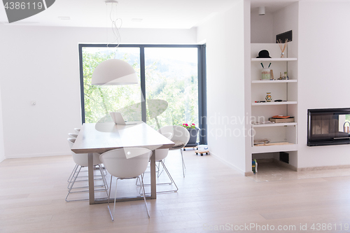 Image of laptop on a kitchen table