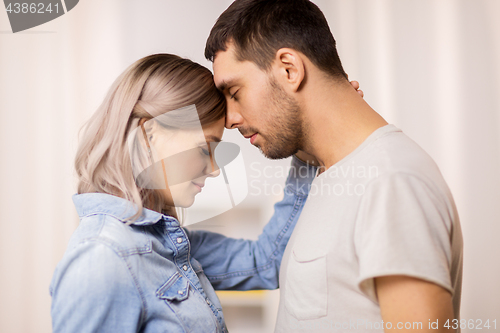 Image of close up of happy couple