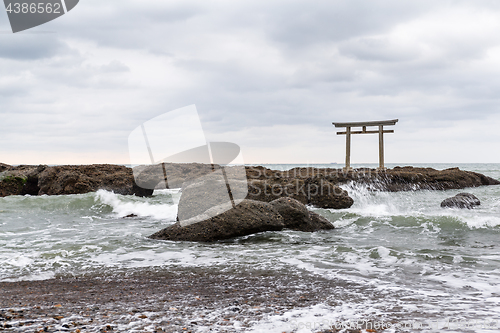 Image of Oarai isozaki shrine in japan