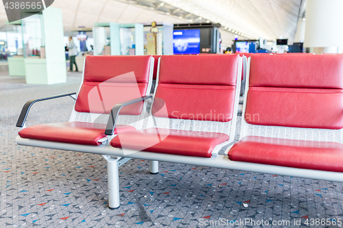 Image of Bench in Airport 