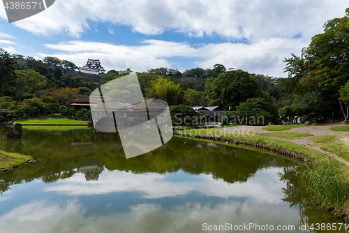 Image of Genkyuen Garden and Hikone castle