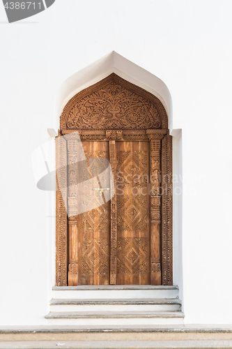 Image of Old Arabian door in Morocco.