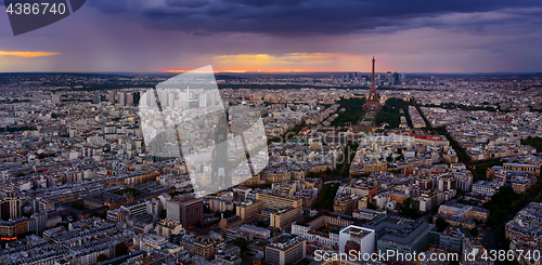 Image of Panoramic view of Paris