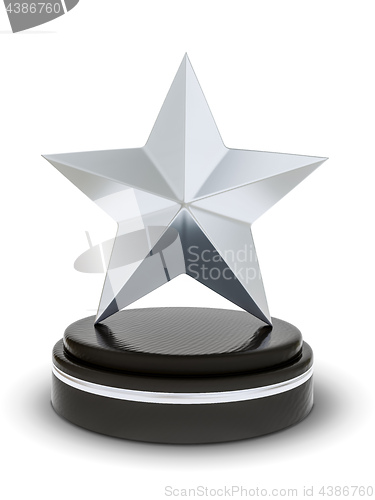 Image of silver star trophy