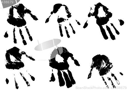 Image of inky hands