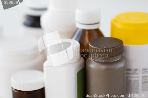Image of jars of different medicines