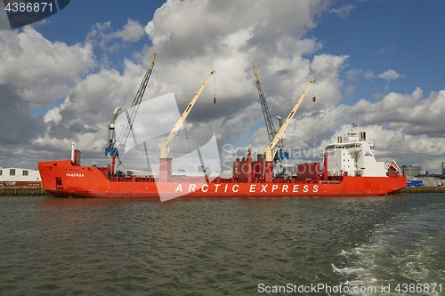 Image of Industrial ships in dock