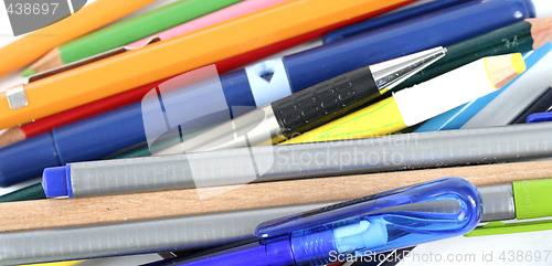 Image of Close-up pencil.