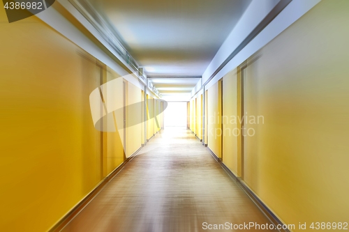 Image of Corridor with motion blur