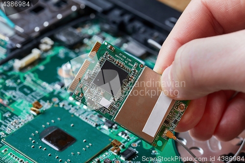 Image of Circuit board closeup