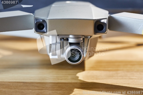 Image of Drone camera closeup