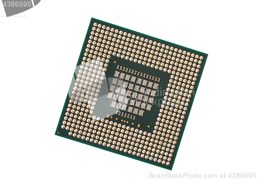 Image of Computer Processor Closeup