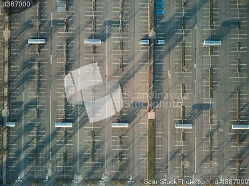 Image of Empty Carpark Aerial