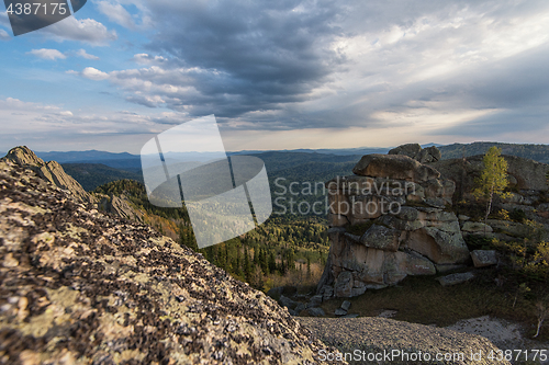 Image of Beauty view in mountains of Altai