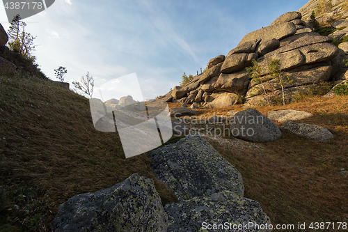 Image of Beauty view in mountains of Altai