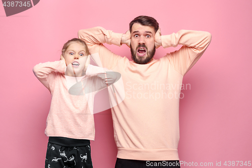 Image of Young father with his baby daughter