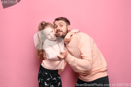 Image of Young father with his baby daughter