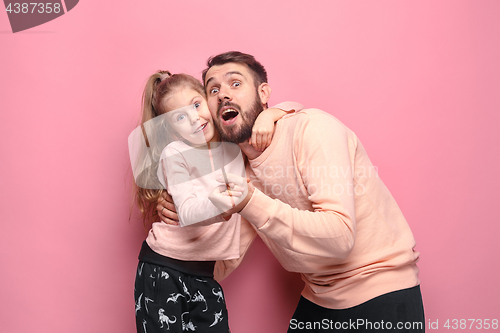 Image of Young father with his baby daughter