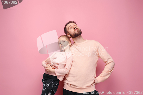 Image of Young father with his baby daughter