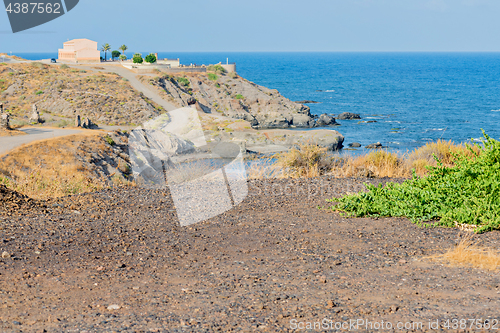 Image of Panoramic view mountain and sea