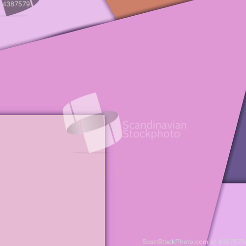 Image of modern layered flat shapes background