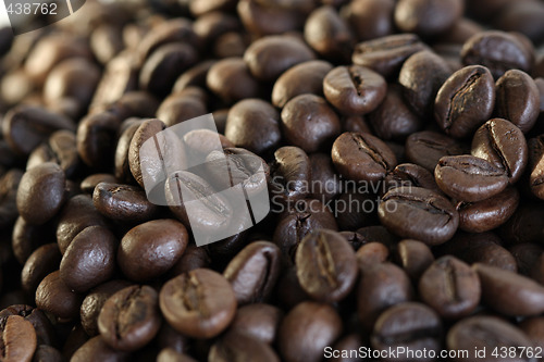 Image of Fragrant fried coffee beans