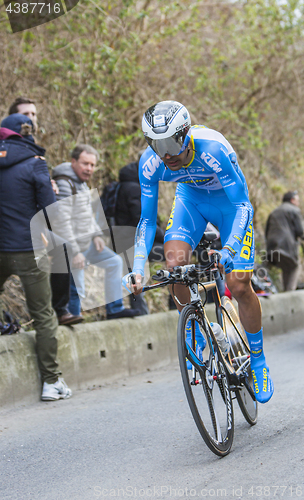 Image of The Cyclist Delio Fernandez Cruz - Paris-Nice 2016 