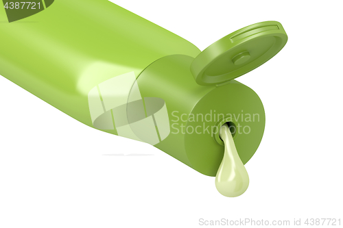 Image of Pouring lotion from the bottle