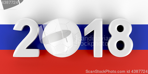 Image of Russia 2018 football concept image