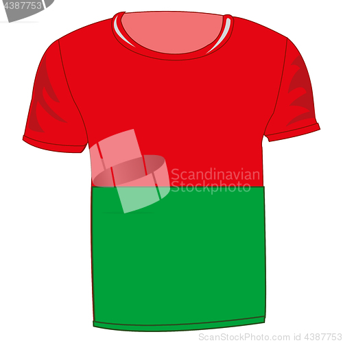 Image of T-shirt flag Madagascar