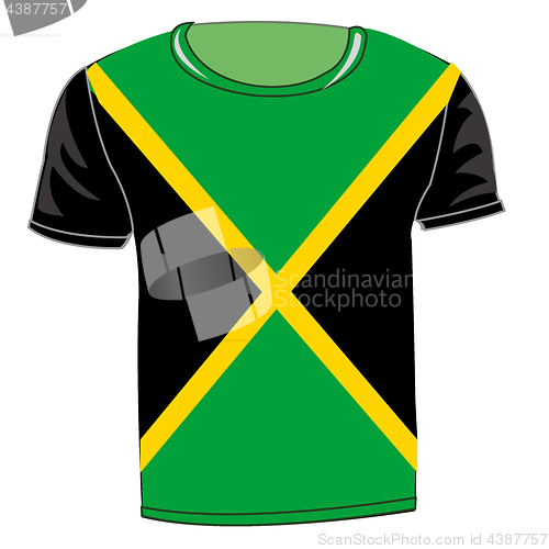 Image of T-shirt flag Jamaica
