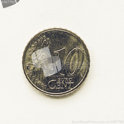 Image of Vintage 10 cent coin