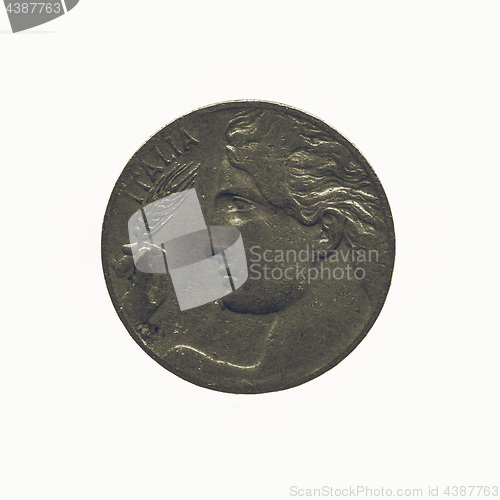 Image of Vintage Coin isolated