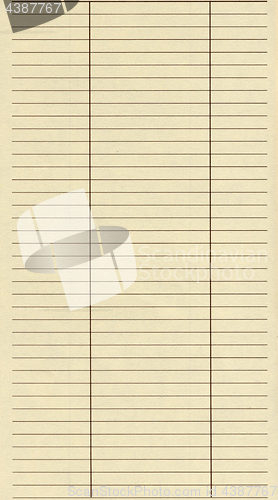 Image of Blank paper form