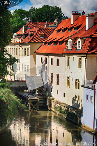 Image of Historical place named \"certovka\" Prague