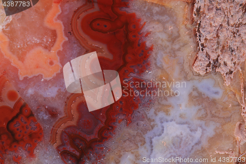 Image of brown agate texture 