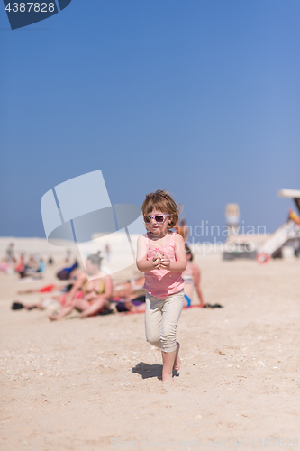 Image of little girl at beach