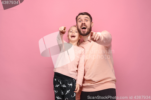 Image of Young father with his daughter