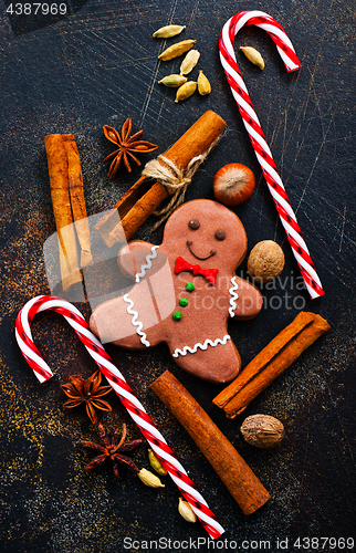 Image of gingerbread with aroma spice