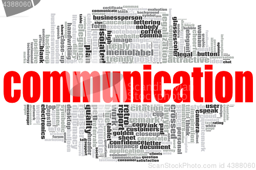 Image of Communication word cloud