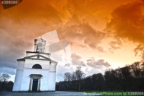 Image of Church in hoersholm slotshave