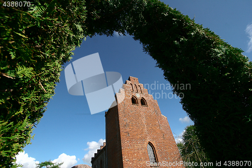 Image of Blovstrød church in 2005