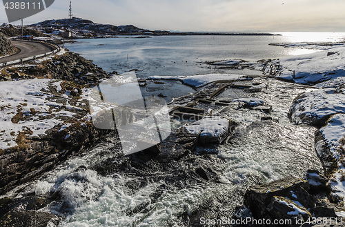 Image of destroyed salmon ladder