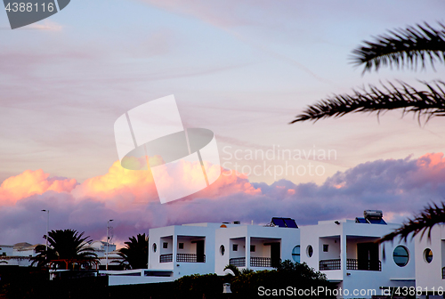 Image of Sunset in Lanzarote, Canary Islands, Spain