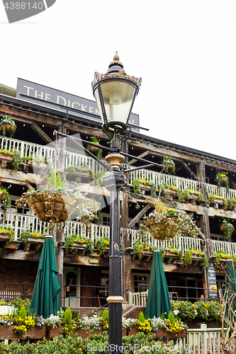 Image of The Dickens Inn, historical pub in London