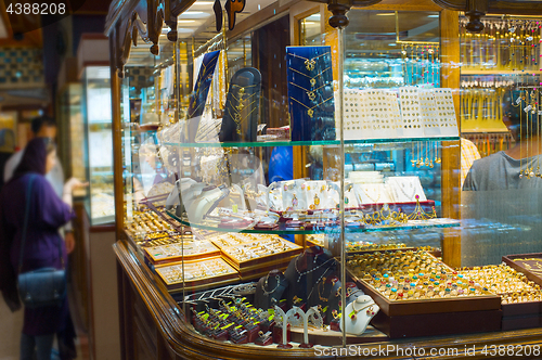 Image of Jewelry shops. Tehran Grand Market